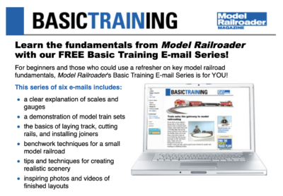 Model Railroader’s Beginners’ email series