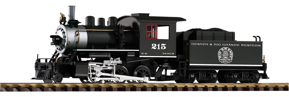 PIKO America Denver & Rio Grande Western large scale 2-6-0 Mogul no. 215.