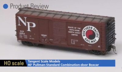 Tangent Scale Models HO scale Pullman-Standard 40-foot combination-door boxcar