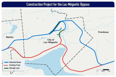 Lac-Megantic, Quebec, bypass inches forward with regulatory filing
