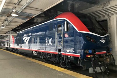 Amtrak shows off first long-distance Siemens Charger diesel locomotive
