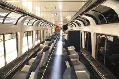 Amtrak begins project to refurbish Superliner interiors