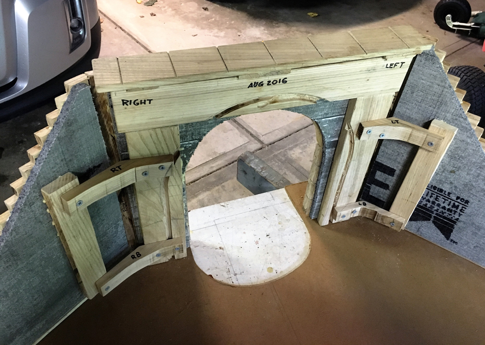 Back of tunnel portal