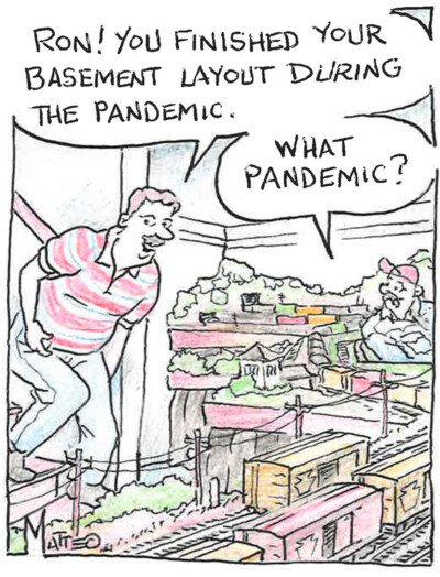 Model railroad humor: Pandemic?