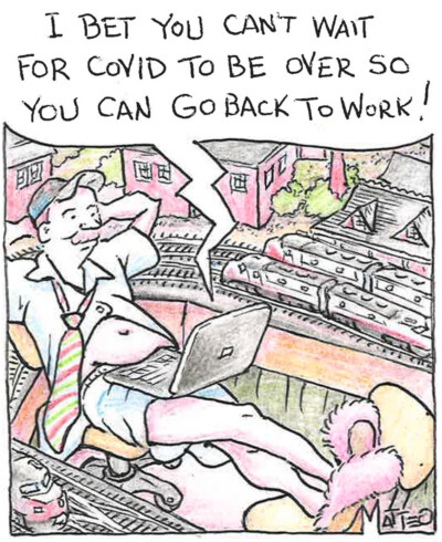 Model railroad humor: Casual