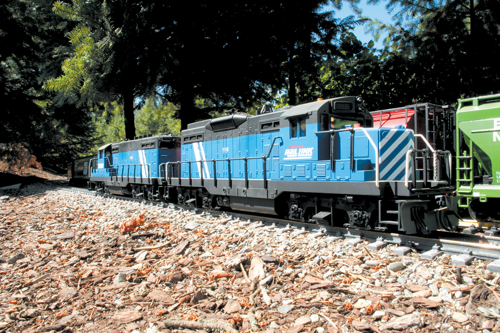 Close up of model diesel engine