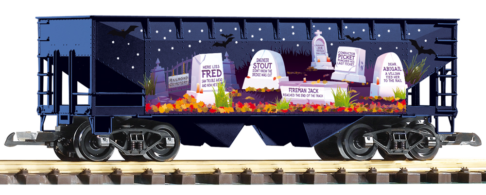 Tacky Tombstones two-bay hopper.