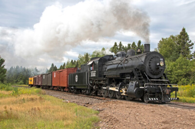 Minnesota museum repairing firebox on DM&IR 2-8-0