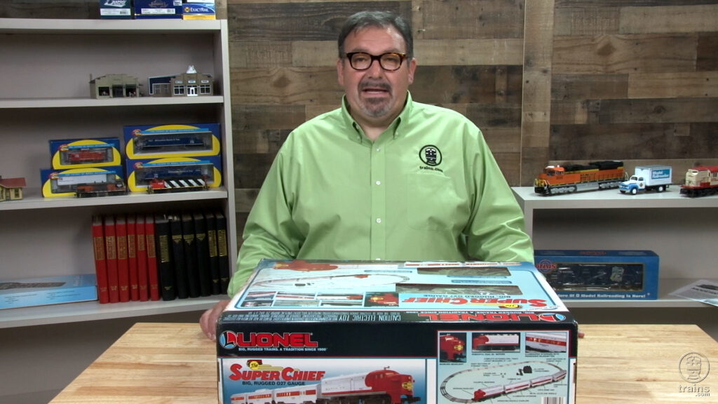 Hal Miller with Lionel train set box