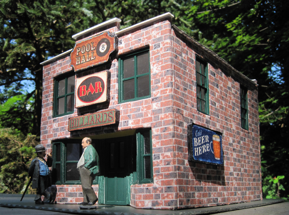 Model pool hall structure