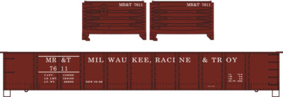 Milwaukee, Racine & Troy HO scale freight car kits