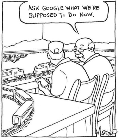 Model railroad humor: What now?