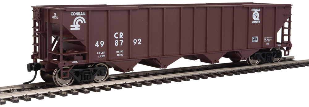 Conrail 100-ton four-bay hopper.