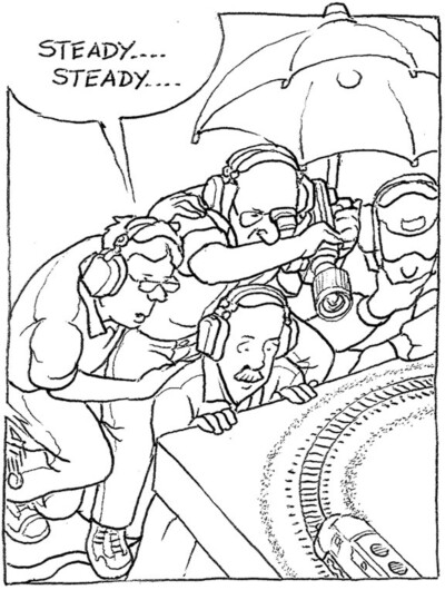 Model railroad humor: Steady