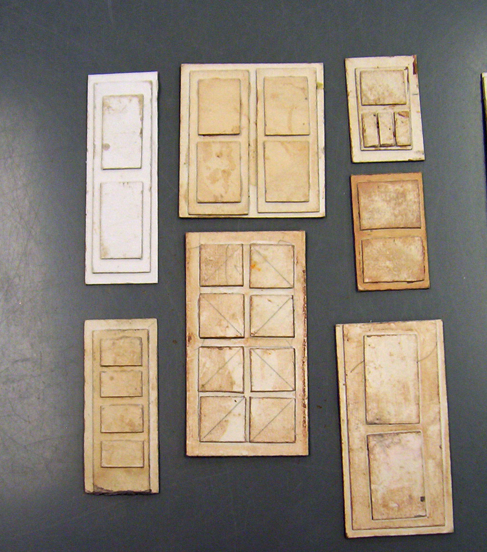 Impressions for windows and doors