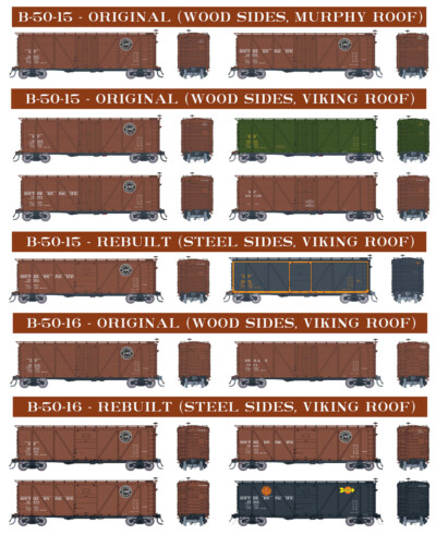Southern Pacific HO scale 40-foot boxcars coming from Rapido Trains