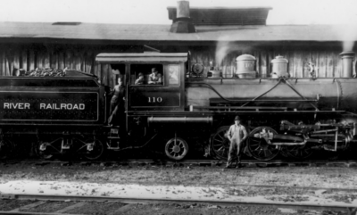 Little River Railroad 4-6-2 No. 110 in steam