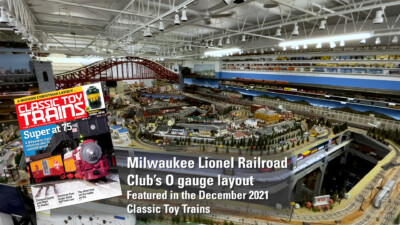 The Milwaukee Lionel Railroad Club’s 0-gauge layout