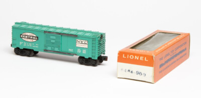 Lionel 6464 boxcars, including New Haven and Bangor & Aroostook versions