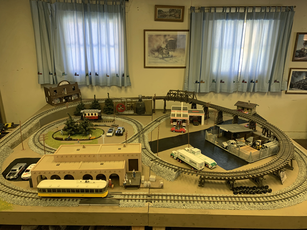 view of a small large-scale layout