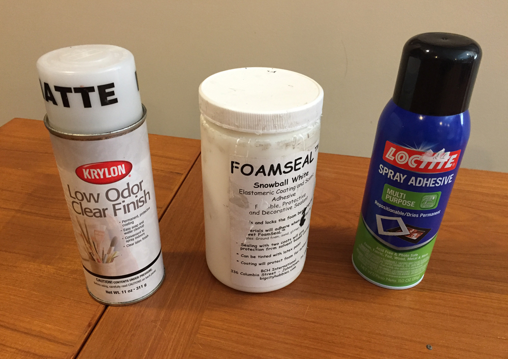 Three foam-safe products