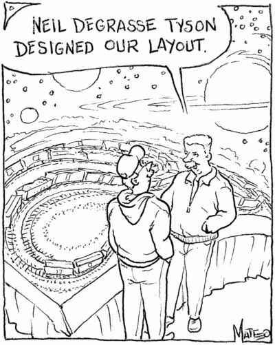Model railroad humor: Cosmic