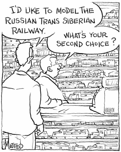 Model railroad humor: Trans-Siberian