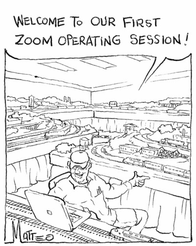 Model railroad humor: Zoom