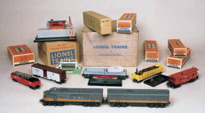A collectible Lionel Milwaukee Road freight set