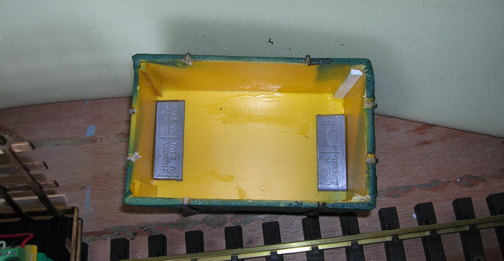 Underside of a Railtruck box