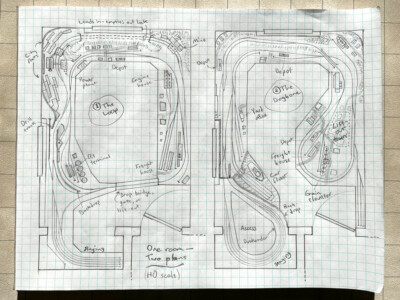 Sketching with Steve: Finding the best approach for a track plan