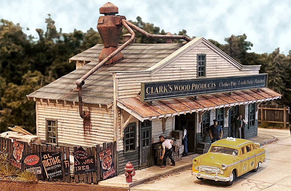Clark's Wood Products model kit for various scales.