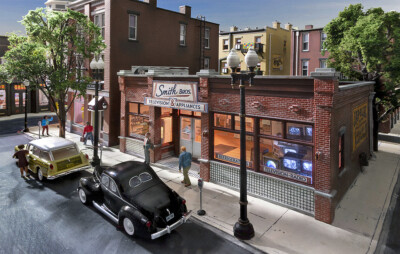 Model train buildings Amherst 2022