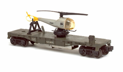 The Lionel no. 3429 helicopter car
