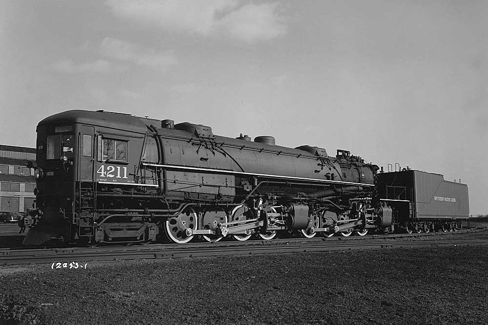 Steam locomotive with cab in the front