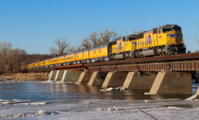 News photo: Union Pacific’s Super train