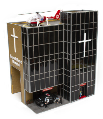 Menards O scale Sacred Heart Hospital