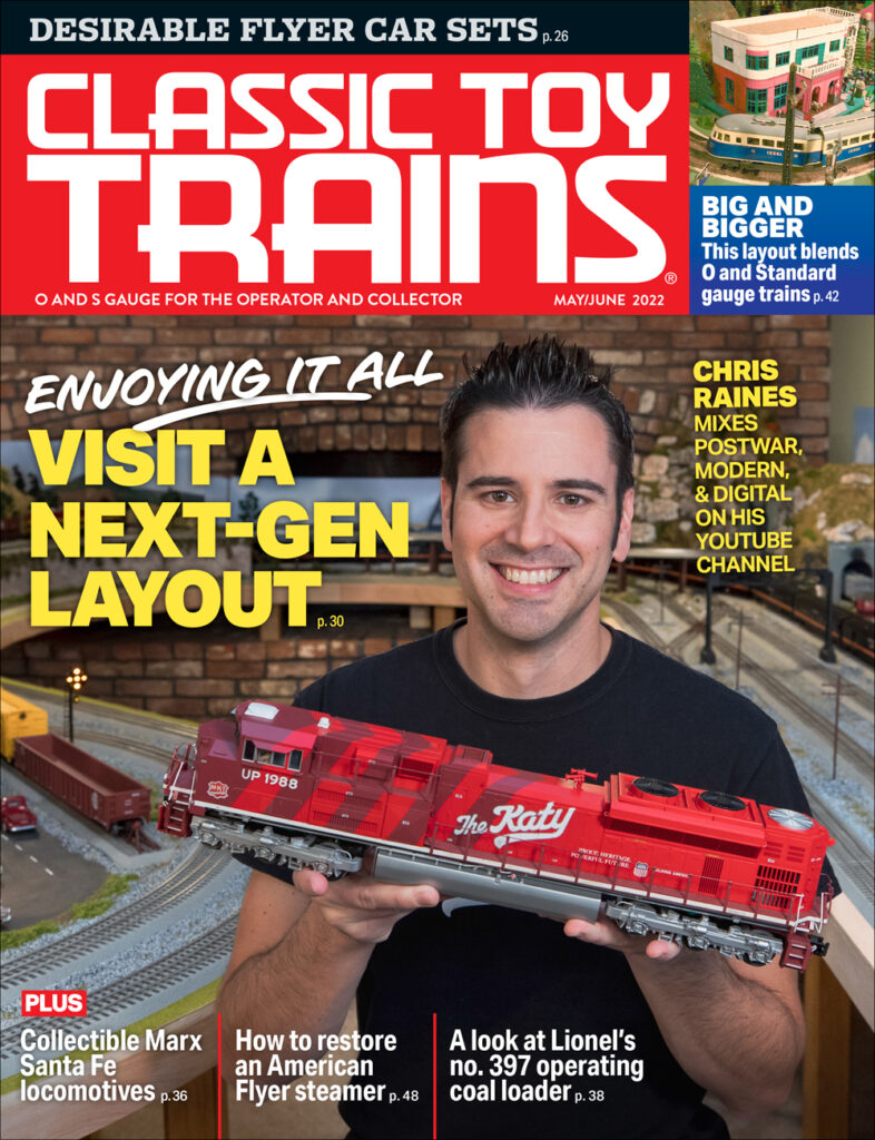 Classic Toy Train's May 2022 cover