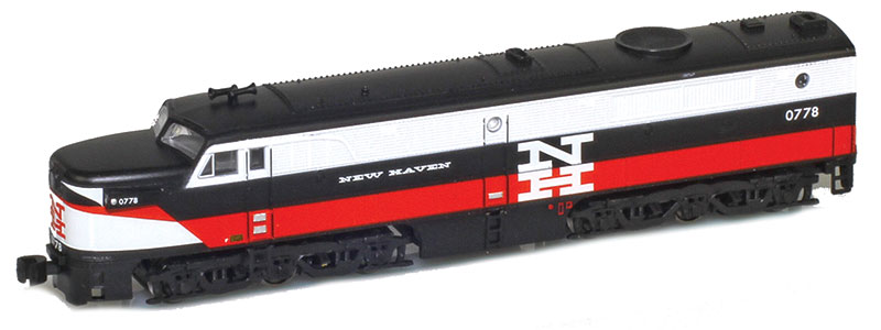Photo of New York, New Haven & Hartford PA-1 on a white background.