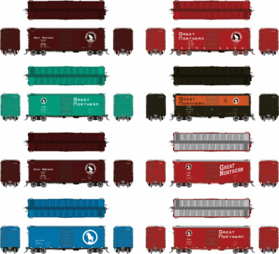 Rapido Trains to release HO scale Great Northern 40-foot 12-panel boxcar