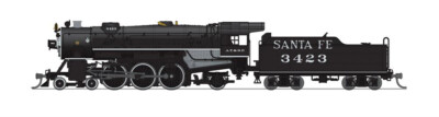 Heavy and light Pacific 4-6-2 steam locomotives for N scale from Broadway Limited Imports