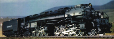 4-8-8-4 ‘Big Boy’ locomotive models in HO and N scales
