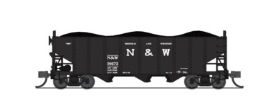 Norfolk & Western H2a hoppers from Broadway Limited Imports