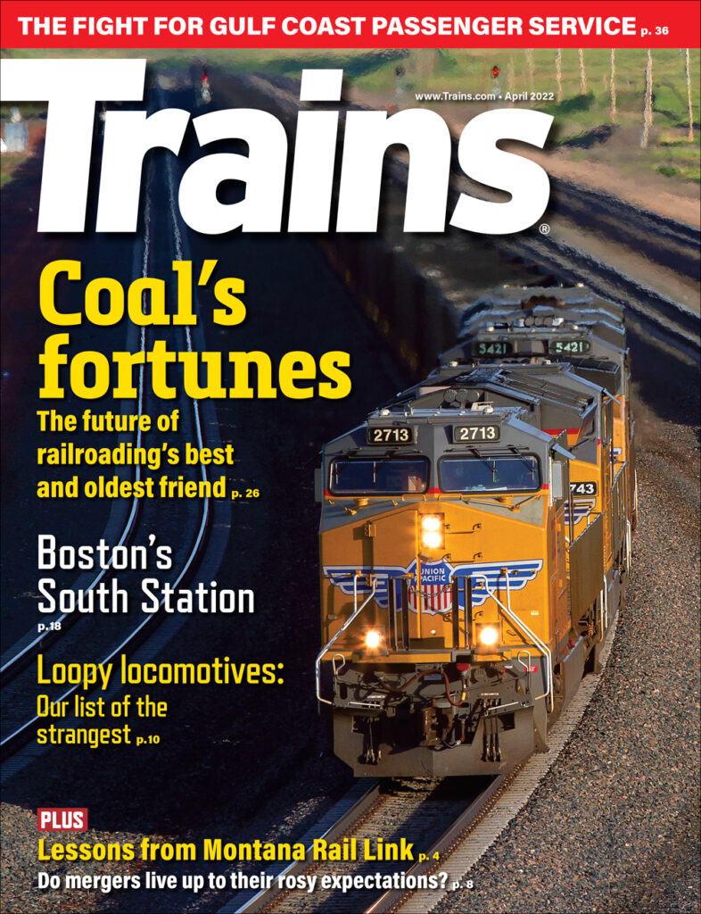 Trains April 2022 cover