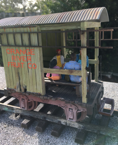 A citrus train for the garden railroad