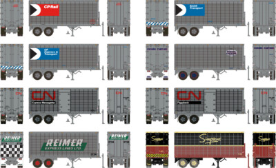 Canadian piggyback trailers from Rapido Trains
