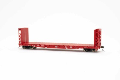General Steel Castings 53-foot bulkhead flatcar from Wm. K. Walthers Inc.