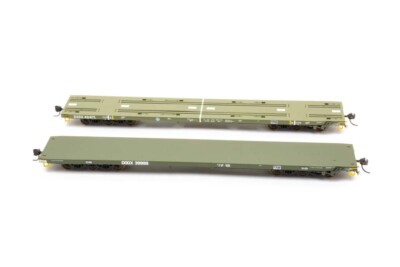 Department of Defense 68-foot heavy-duty flatcars from Spring Mills Depot