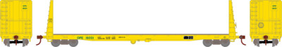 Athearn HO scale 60-foot bulkhead flatcar