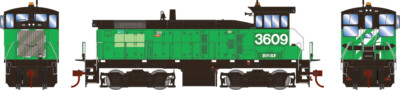 Electro-Motive Division SW1000 diesel locomotive from Athearn